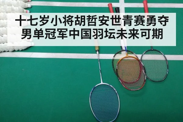 十七岁小将胡哲安世青赛勇夺男单冠军中国羽坛未来可期